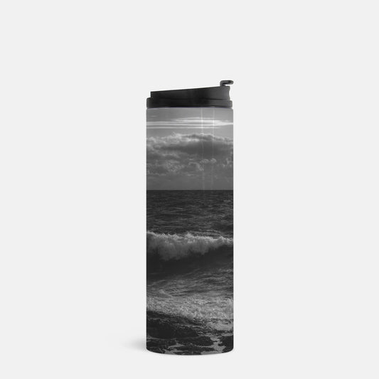 Ocean Waves Stainless Steel 16oz. Tumbler