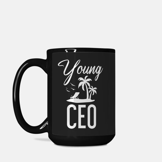 Young CEO Large 15oz. Black Mug