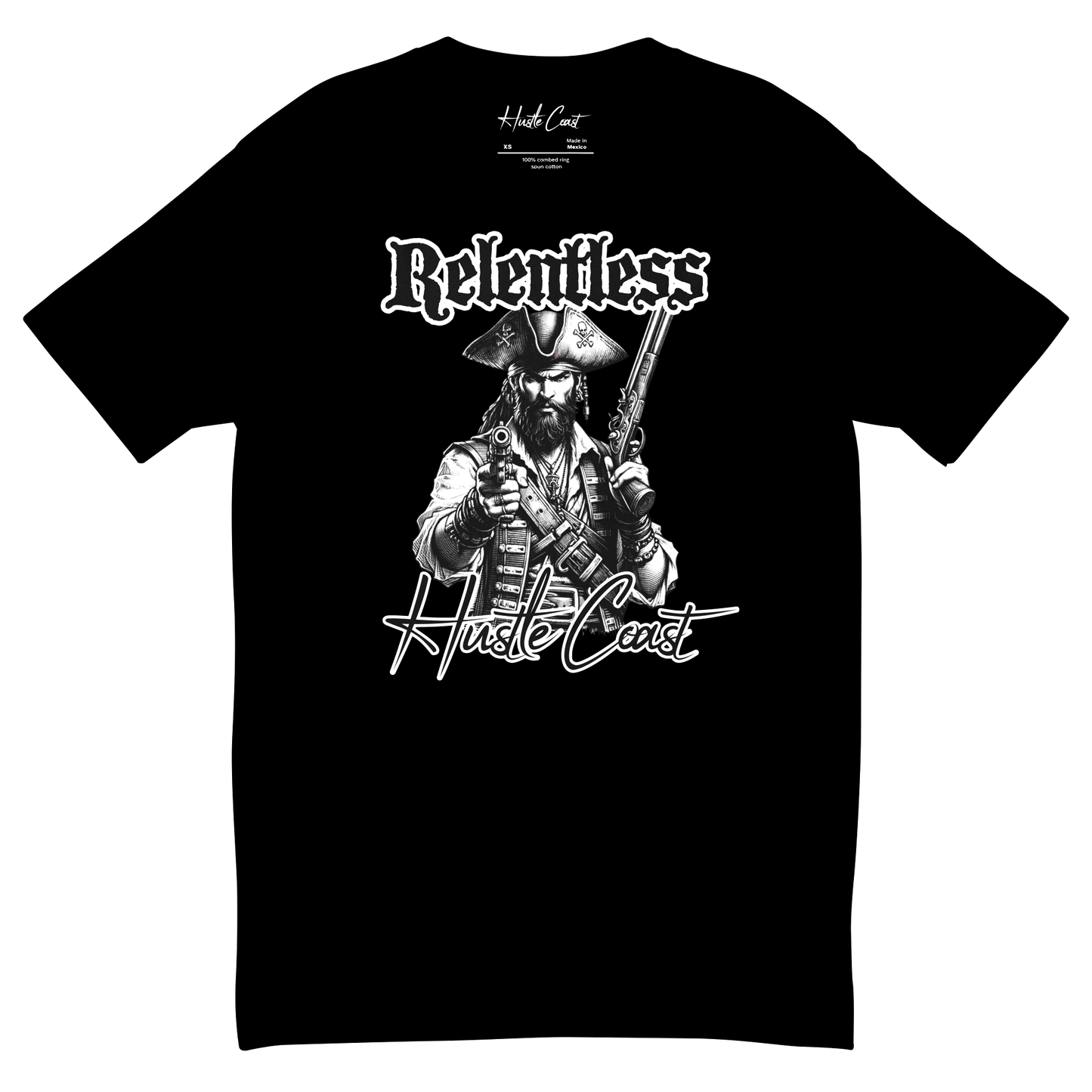 Relentless Hustle Coast Pirate T-shirt